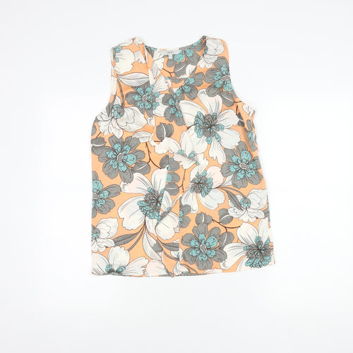 Next Women's Multicoloured Floral Blouse, Size 8