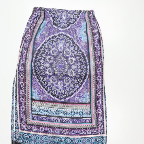 Intuition Women's Multicoloured Geometric Pencil Skirt Size 12-14