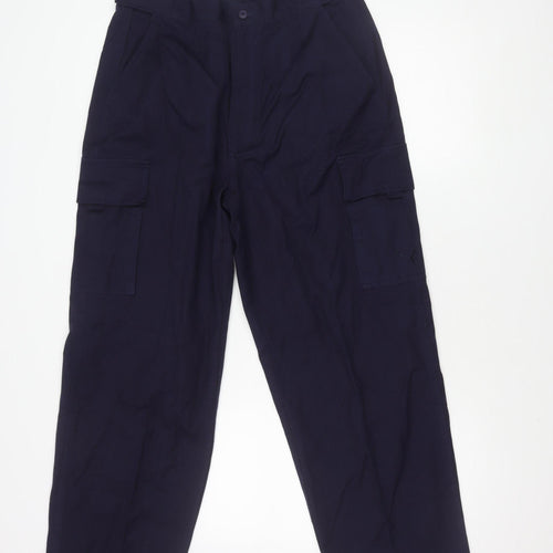 Puma Men's Blue Cargo Trousers Medium