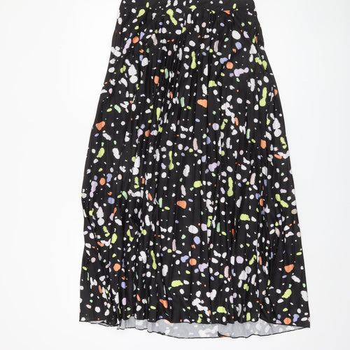 ASOS Women's Multicoloured Midi Pleated Skirt Size 12
