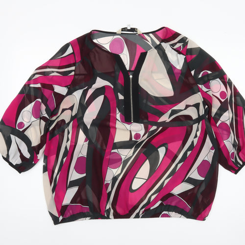Principles Women's Multicoloured Geometric Blouse 18