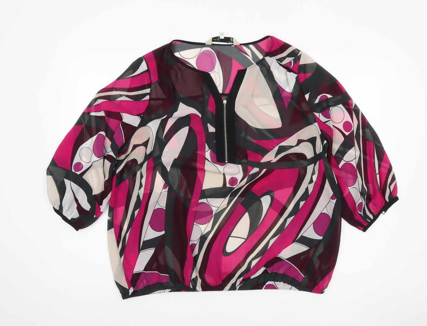 Principles Women's Multicoloured Geometric Blouse 18