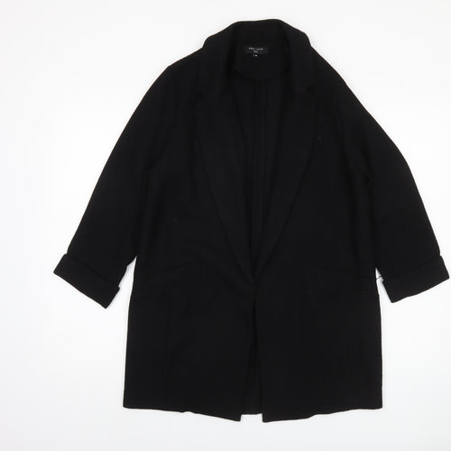 New Look Women's Tall Black Coat Size 10