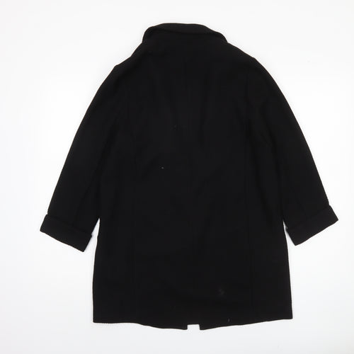 New Look Women's Tall Black Coat Size 10