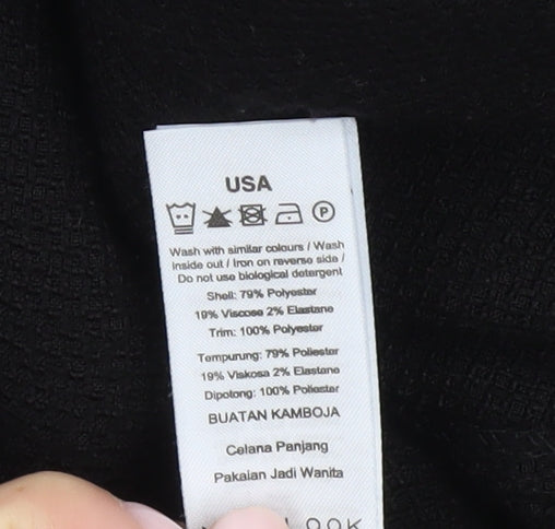 New Look Women's Tall Black Coat Size 10