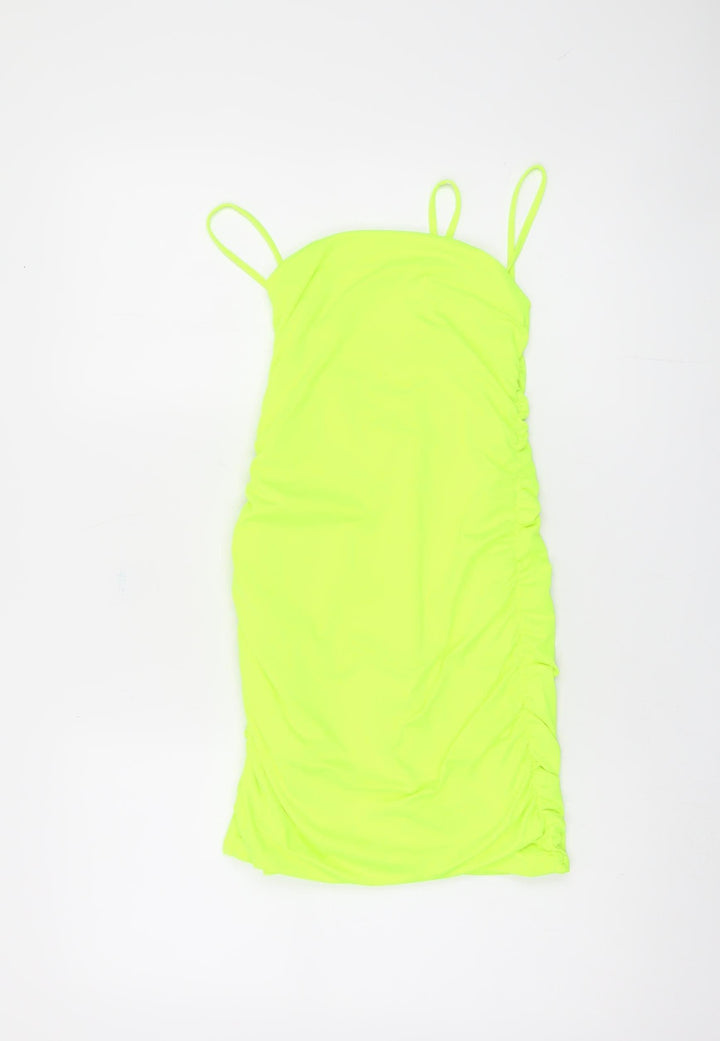 Oh Polly Women's Green Bodycon Dress, UK 8, Perfect Party Wear