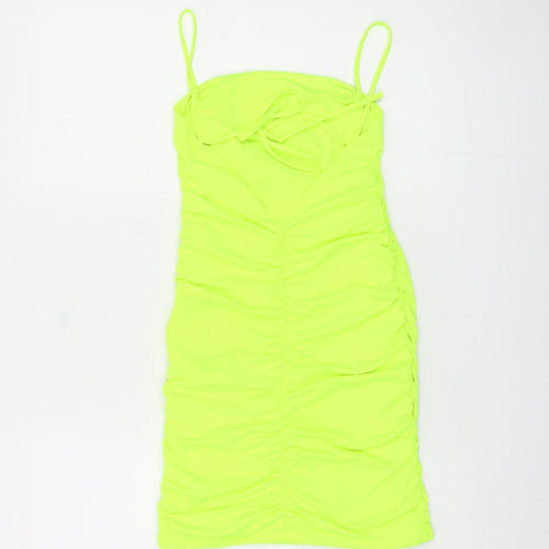Oh Polly Women's Green Bodycon Dress, UK 8, Perfect Party Wear