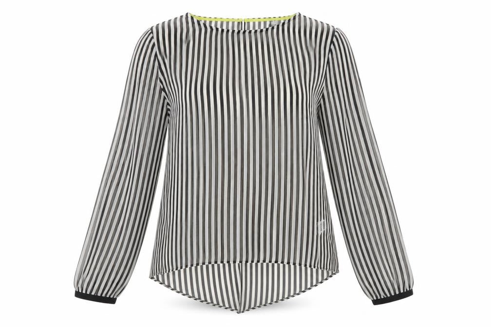 Front view of Marks & Spencer Women's Striped Blouse UK 12