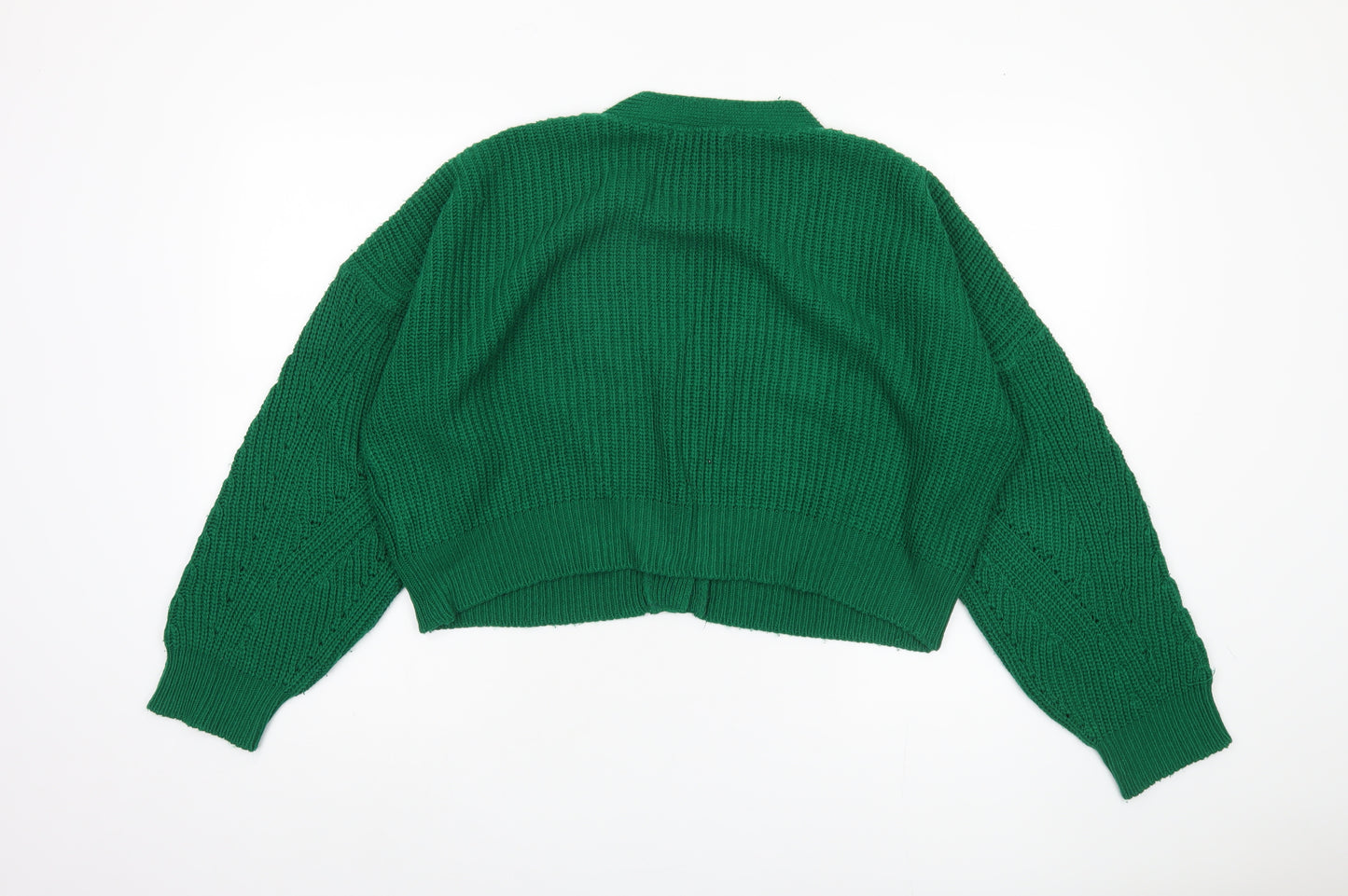 Urban Outfitters Women's Green V-Neck Cardigan, M