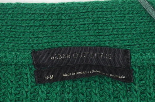 Urban Outfitters Women's Green V-Neck Cardigan, M