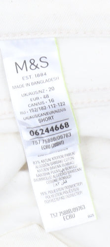 Marks and Spencer Women's Ivory Slim Jeans Size 20