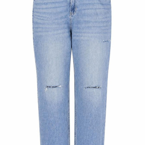 Hollister Women's Blue Relaxed Straight Jeans 17R