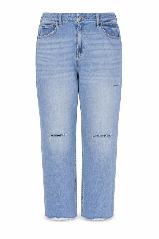 Hollister Women's Blue Relaxed Straight Jeans 17R