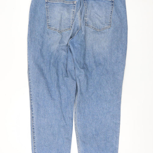 Hollister Women's Blue Relaxed Straight Jeans 17R