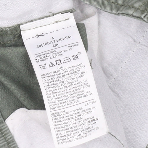 GAP Women's Green Chino Shorts Size 4