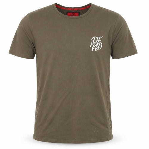 DFND Men's Brown Short Sleeve Crew Neck T-Shirt M