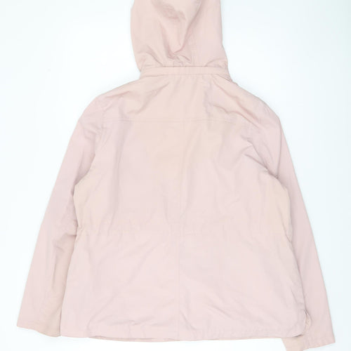 Marks and Spencer Women's Pink Hooded Jacket Size 16