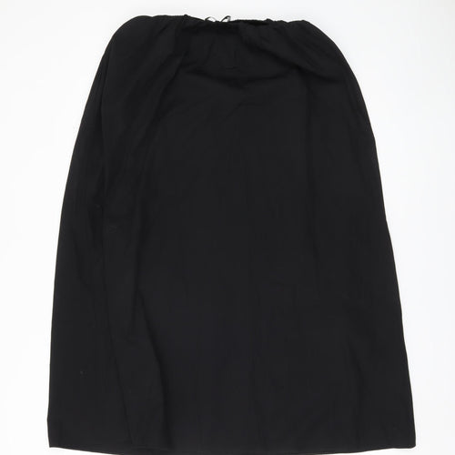 Marks and Spencer Women's Black Midi Skirt, Size 10