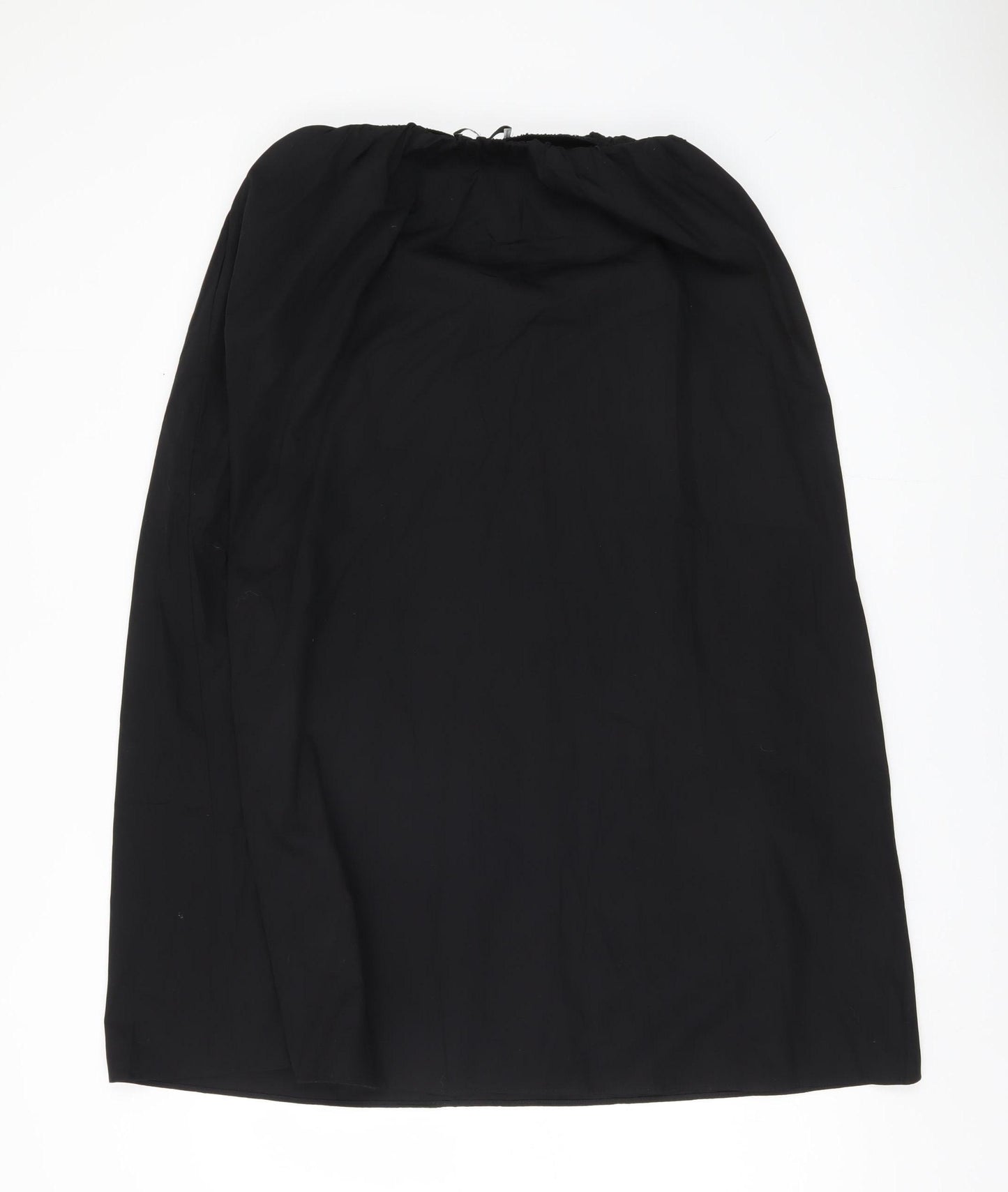 Marks and Spencer Women's Black Midi Skirt, Size 10