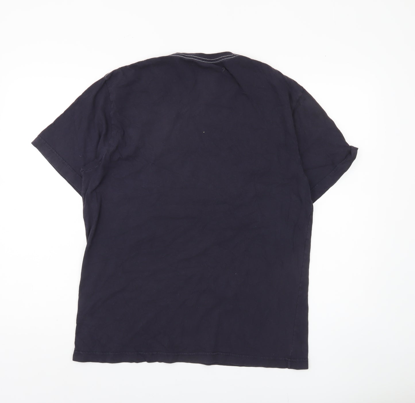 Timberland Men's Blue Crew Neck T-Shirt, Size S