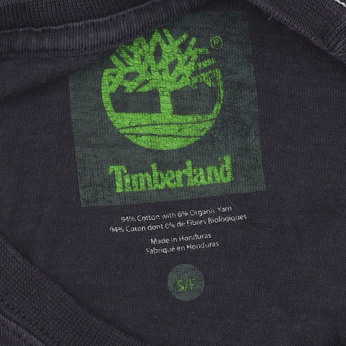 Timberland Men's Blue Crew Neck T-Shirt, Size S