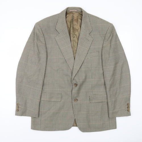 Chatsworth Men's Multicoloured Check Blazer, Size 40S
