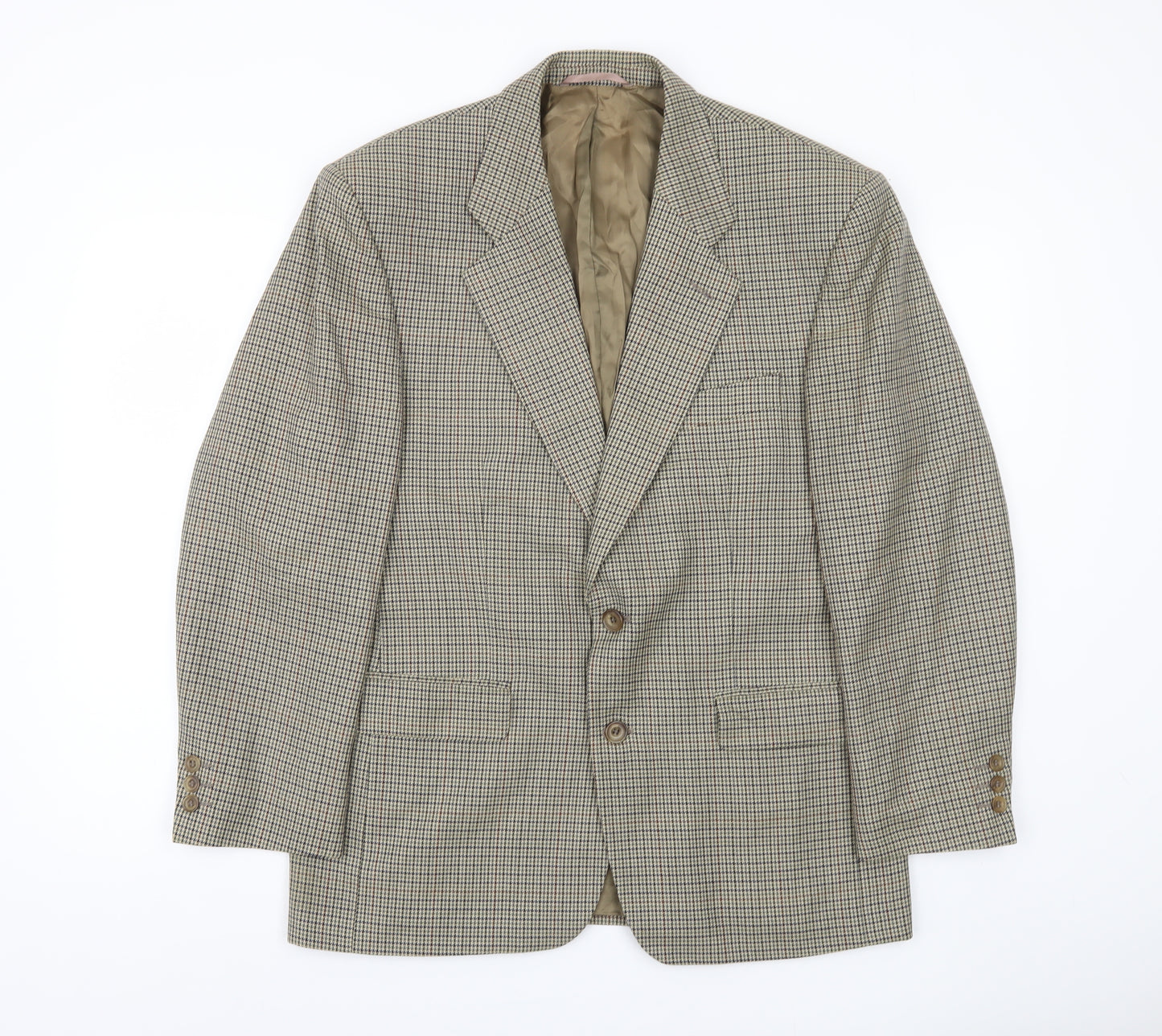 Chatsworth Men's Multicoloured Check Blazer, Size 40S
