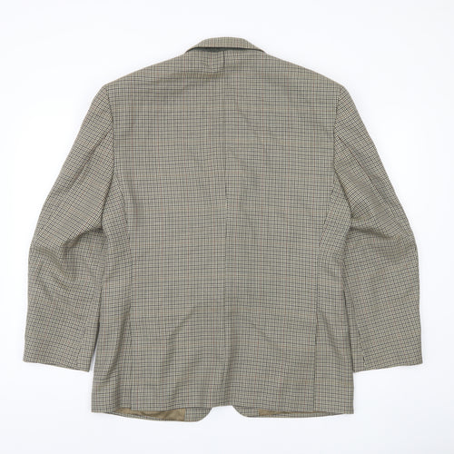 Chatsworth Men's Multicoloured Check Blazer, Size 40S