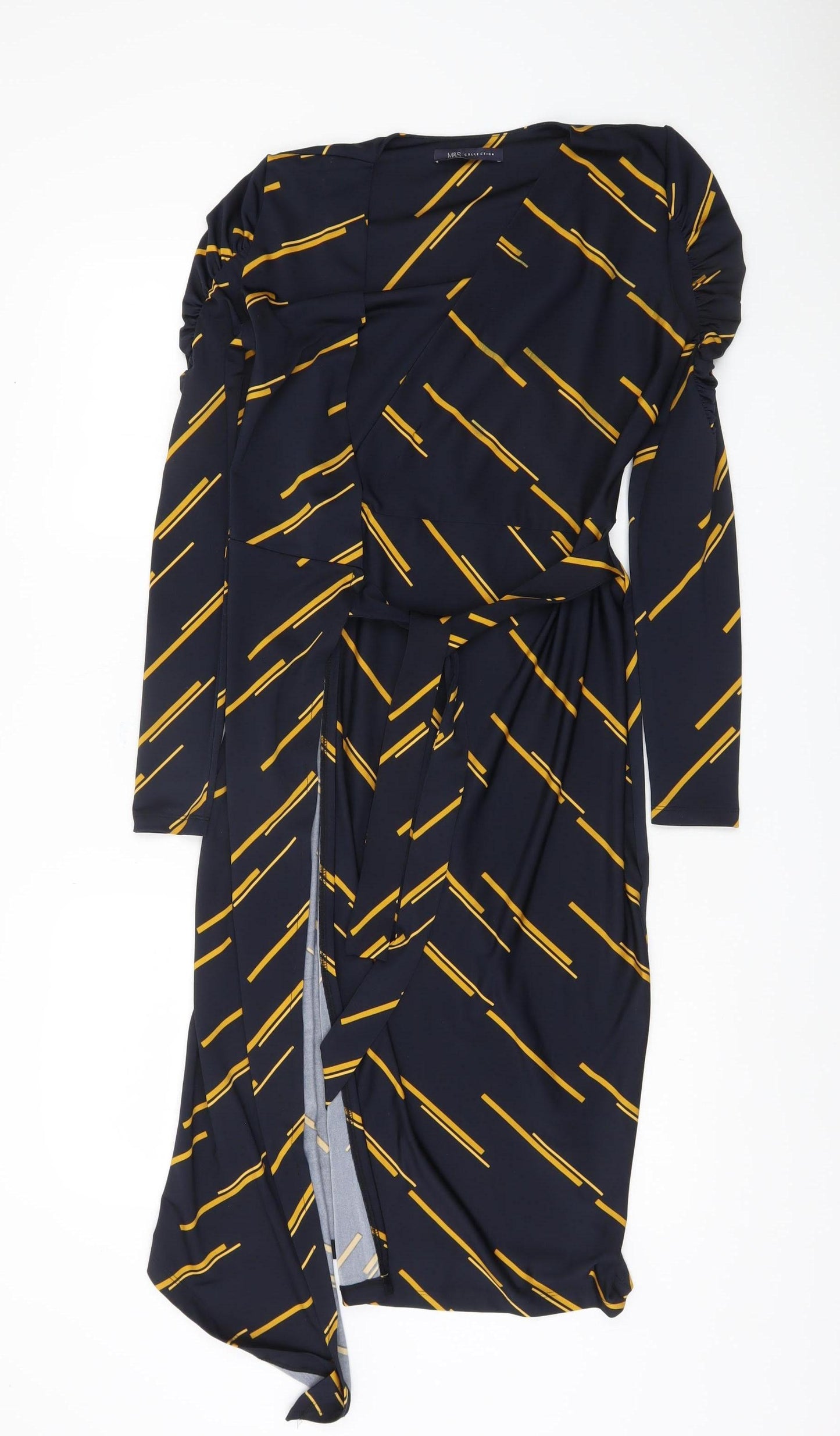 Marks and Spencer Womens Multicoloured Wrap Dress 6