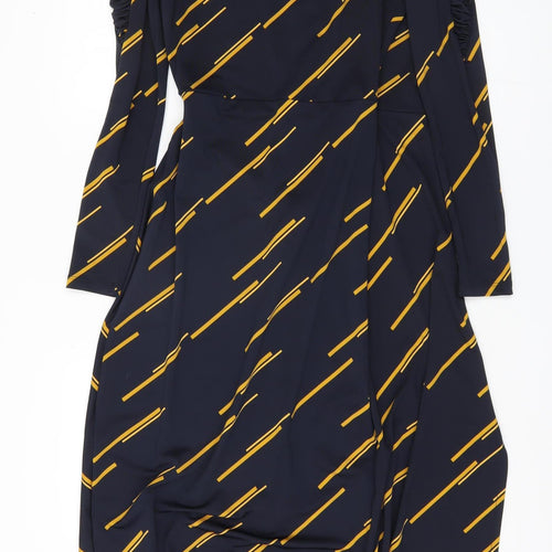 Marks and Spencer Womens Multicoloured Wrap Dress 6