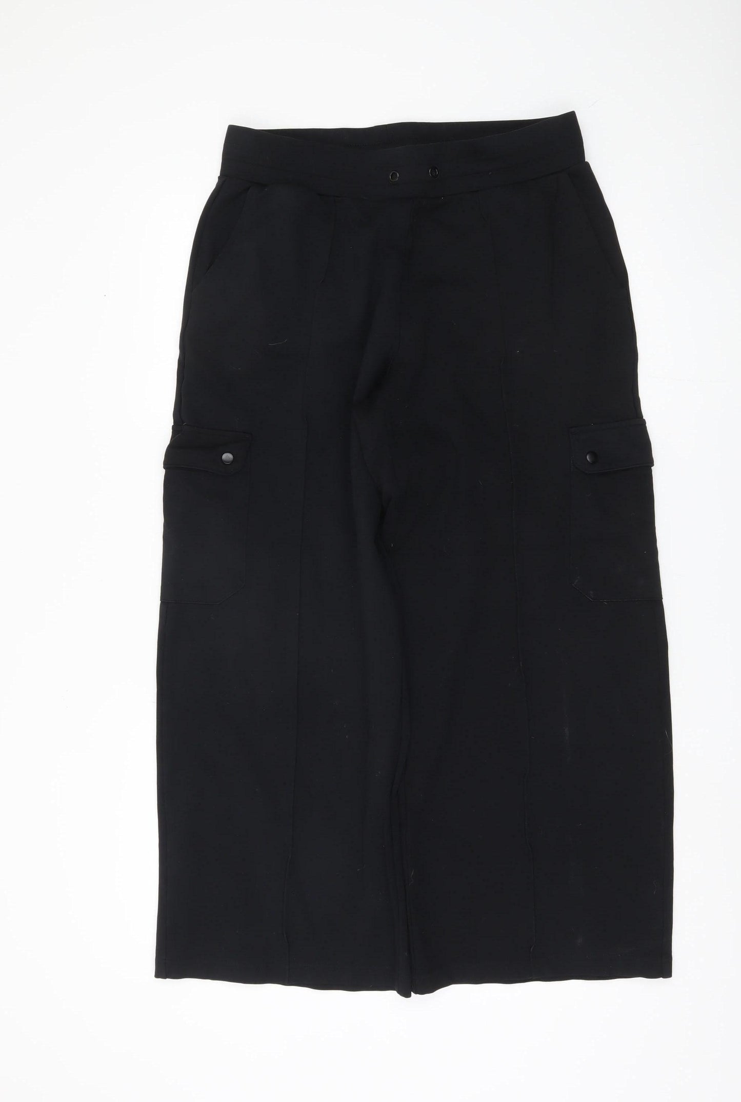 Marks and Spencer Women's Black Cargo Trousers UK 14