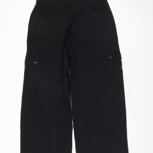Marks and Spencer Women's Black Cargo Trousers UK 14