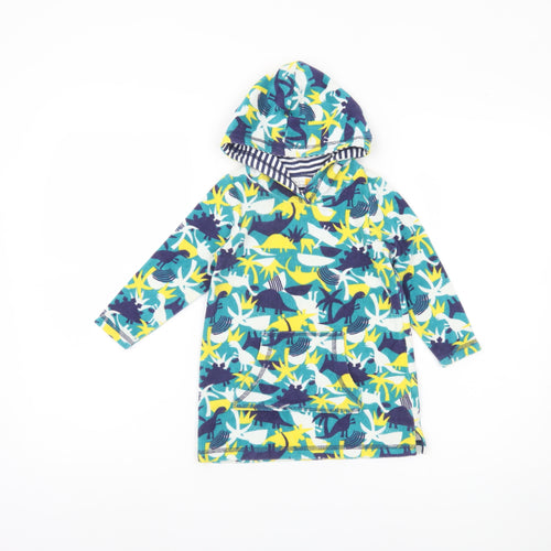 John Lewis Boys Dinosaur Print Hoodie Multicoloured 3 Years