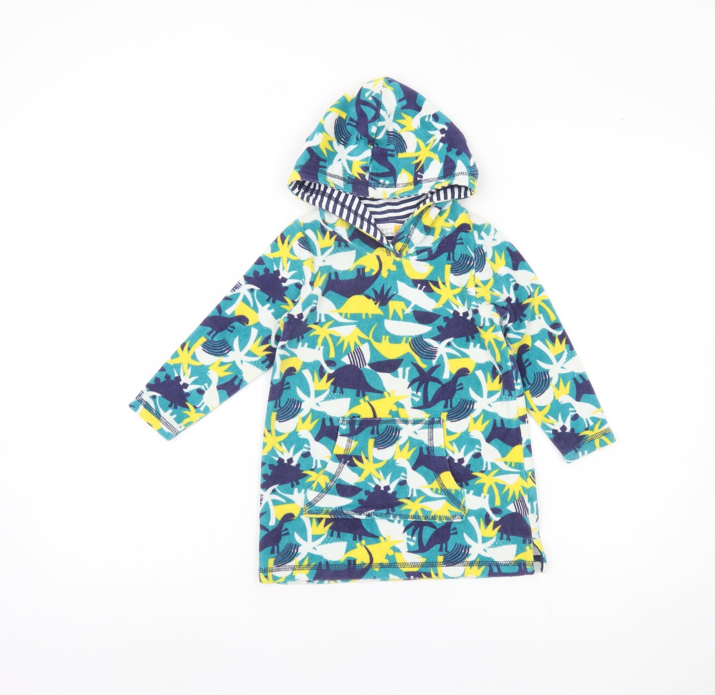 John Lewis Boys Dinosaur Print Hoodie Multicoloured 3 Years