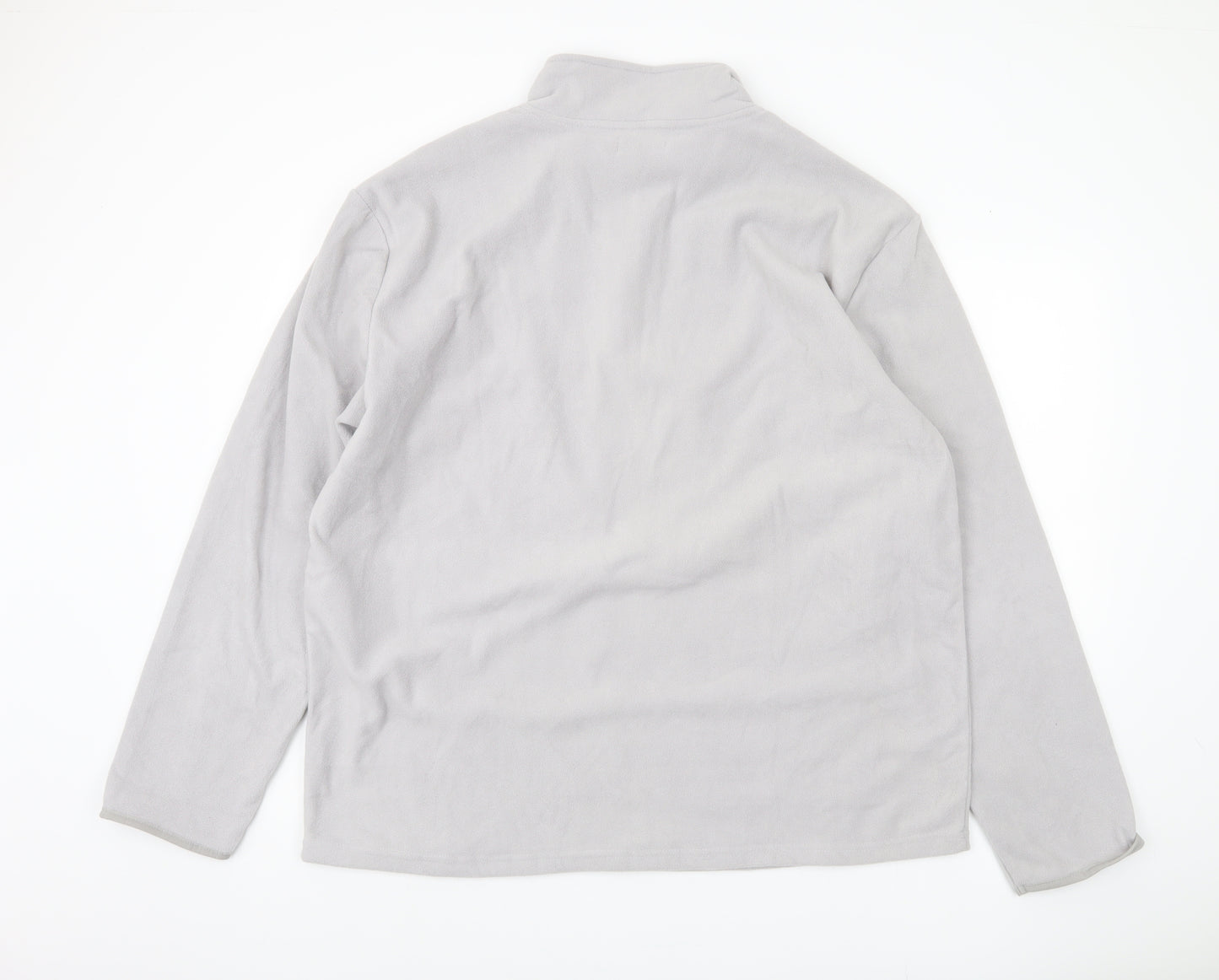 Atlas for Men Grey Fleece 1/4 Zip Sweatshirt 3XL