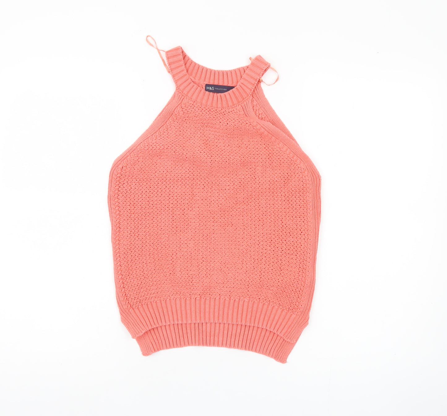 Marks and Spencer Women's Pink Knit Halter Tank Top