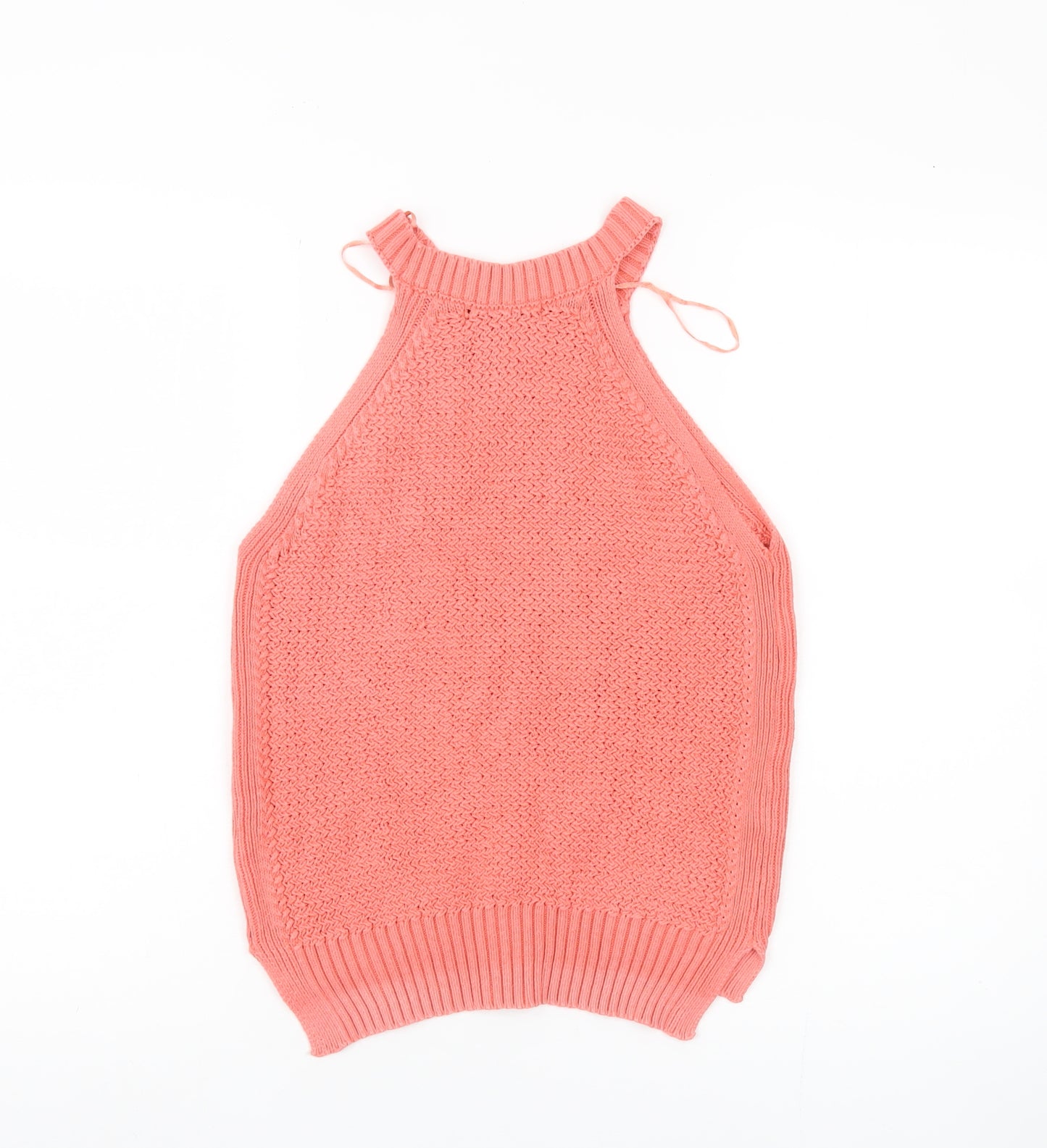 Marks and Spencer Women's Pink Knit Halter Tank Top