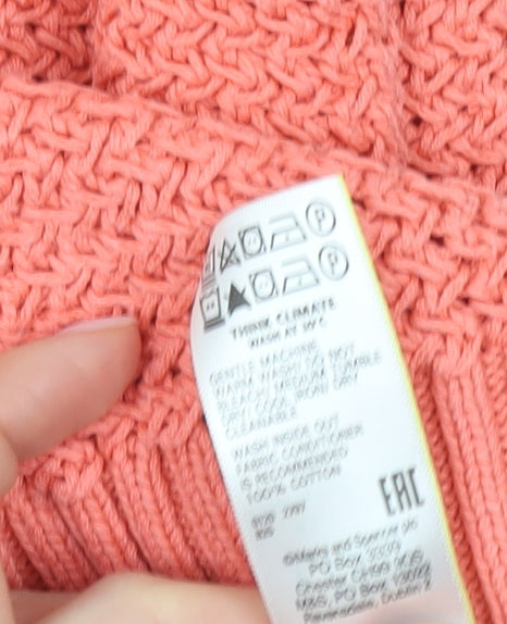 Marks and Spencer Women's Pink Knit Halter Tank Top