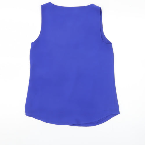 Oasis Women's Blue V-Neck Tank Top Size 8
