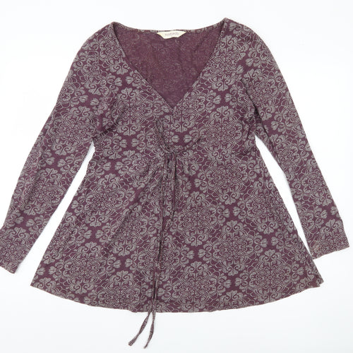 Nomads Women's Purple Floral Tunic Size 10