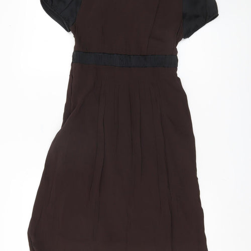 Pennyblack Women's Brown Dress Size 8 Short Sleeve