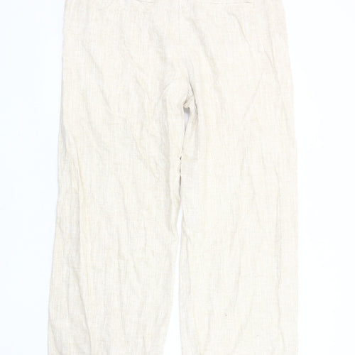 Marks and Spencer Women's Beige Trousers, Size 18