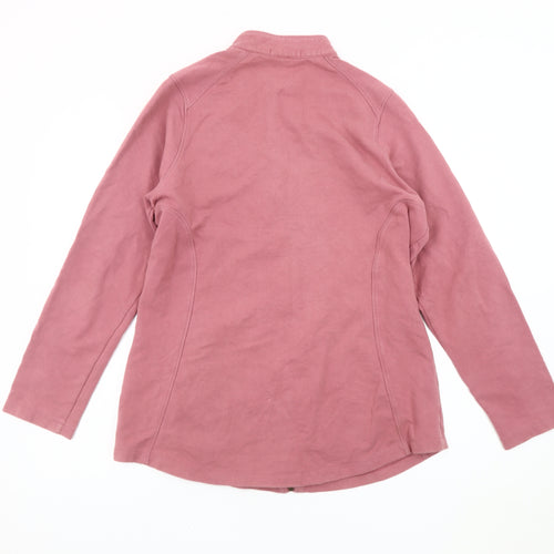 Domyos Women's Pink Jacket Size 14 Casual Long Sleeve