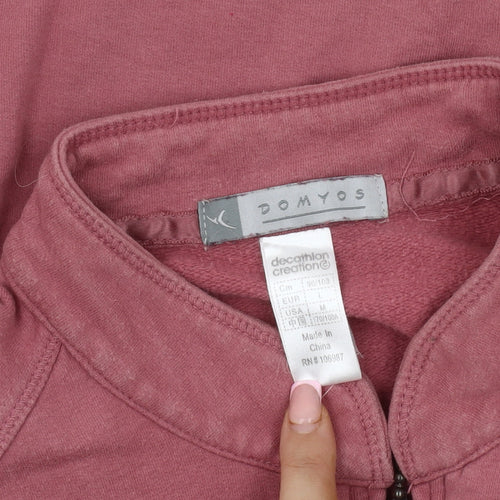 Domyos Women's Pink Jacket Size 14 Casual Long Sleeve