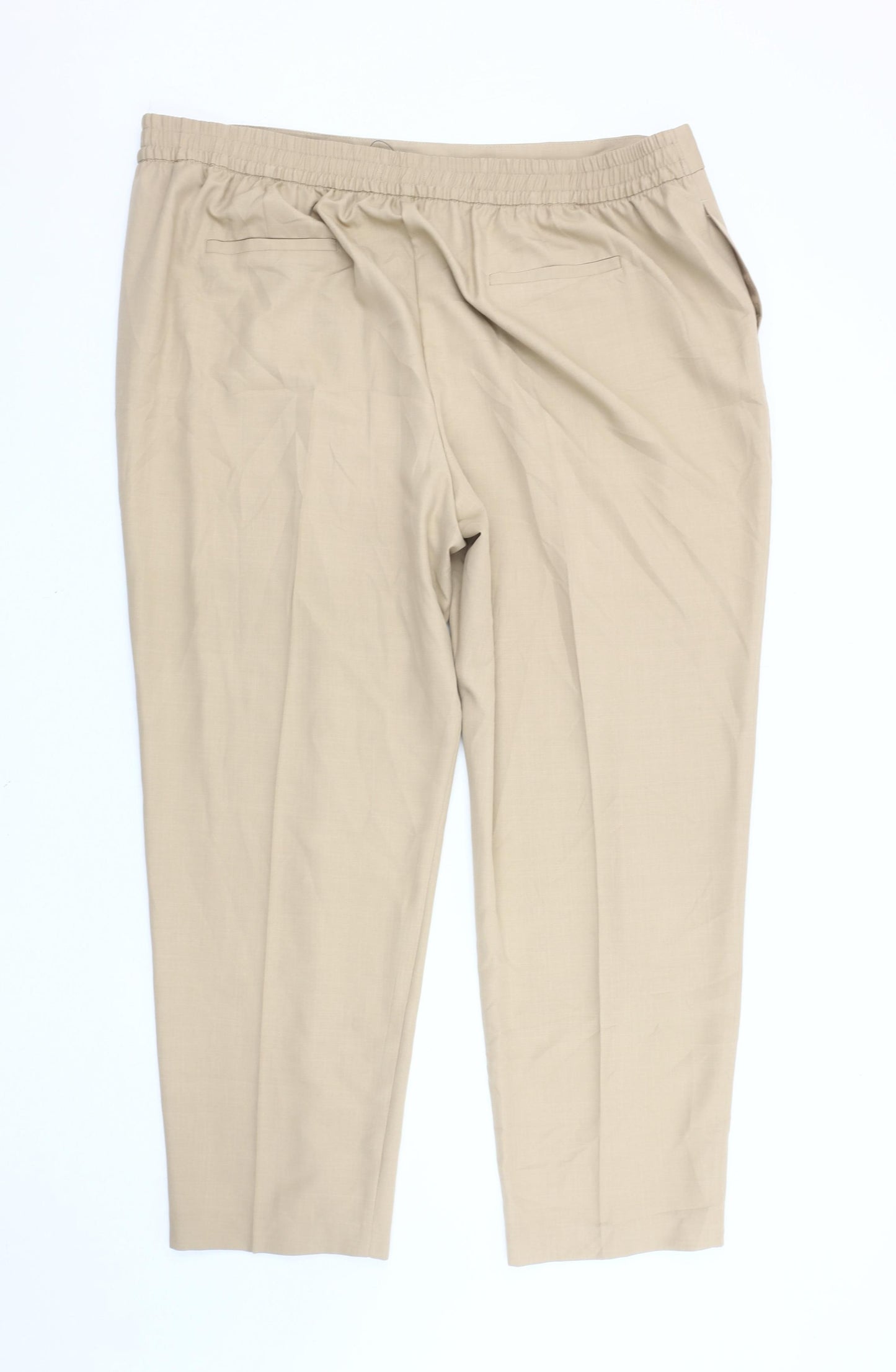 Marks and Spencer Women's Beige Trousers Size 24