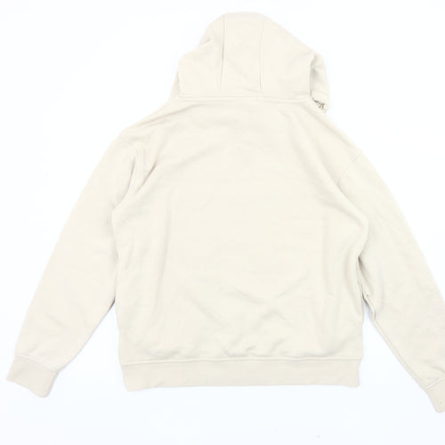 Primark Women's Beige Pullover Hoodie, S, Cartoon Design