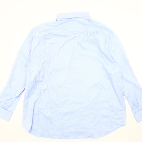 Marks and Spencer Blue Regular Fit Long Sleeve Shirt