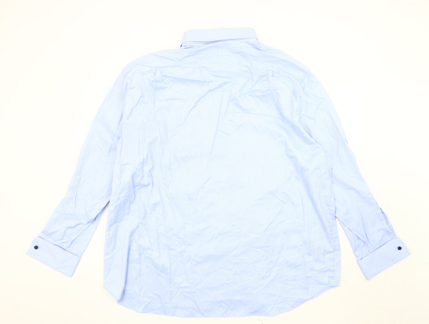 Marks and Spencer Blue Regular Fit Long Sleeve Shirt