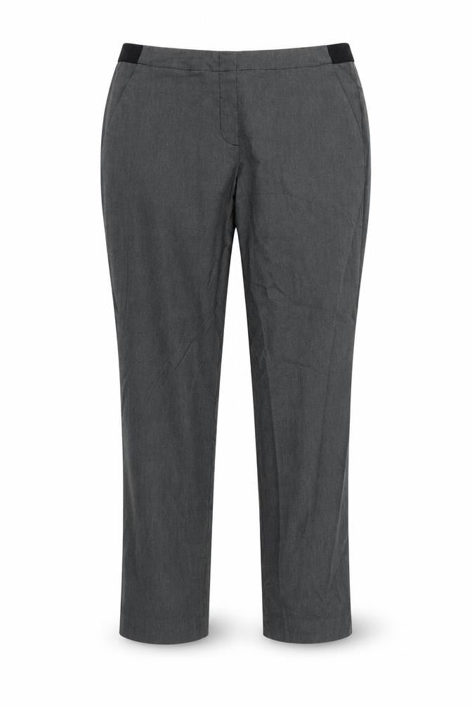 Front view of BAF Women's Grey Trousers, size 14, - Elegant and Versatile