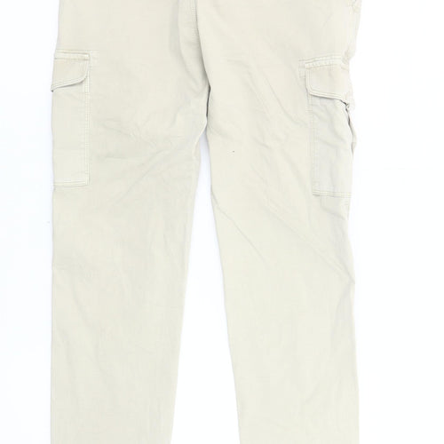 Marks & Spencer Men's Beige Cargo Trousers Size 30